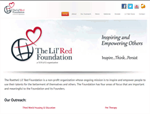 Tablet Screenshot of lilredfoundation.org